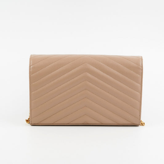 Saint Laurent Envelope Medium Beige