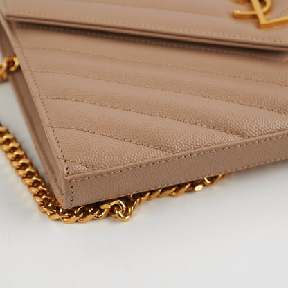 Saint Laurent Envelope Medium Beige