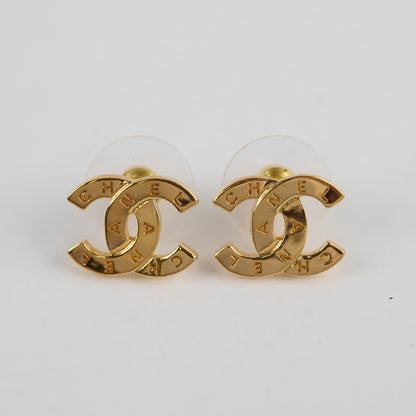 Chanel CC Gold Earrings Costume Jewellery