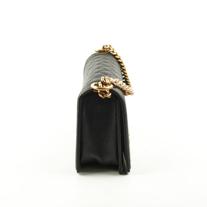 Chanel Old Medium Caviar Boy Black 20 Series