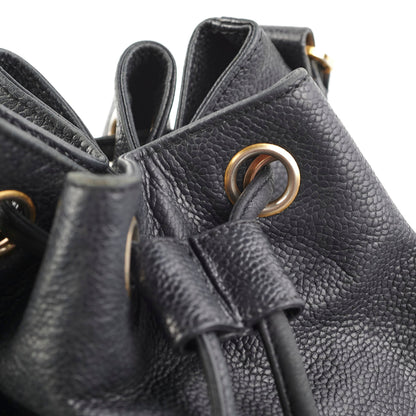 Chanel Bucket Bag Caviar Black