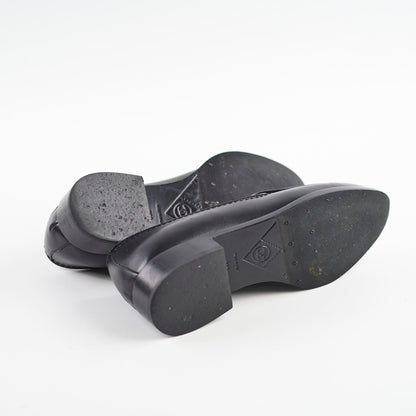 Chanel Leather Loafers Black Size 36C