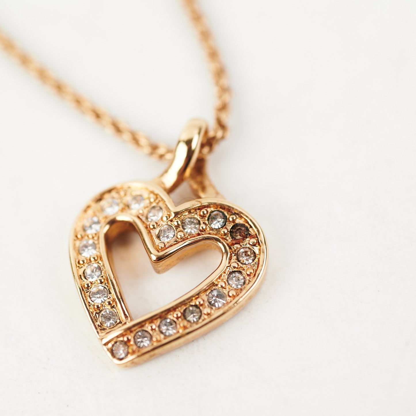 Dior Necklace Heart Vintage (Costume Jewellery)