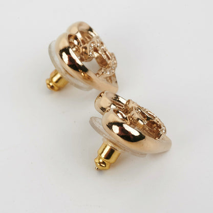 HOLD BC Chanel CC Logo Heart Earrings