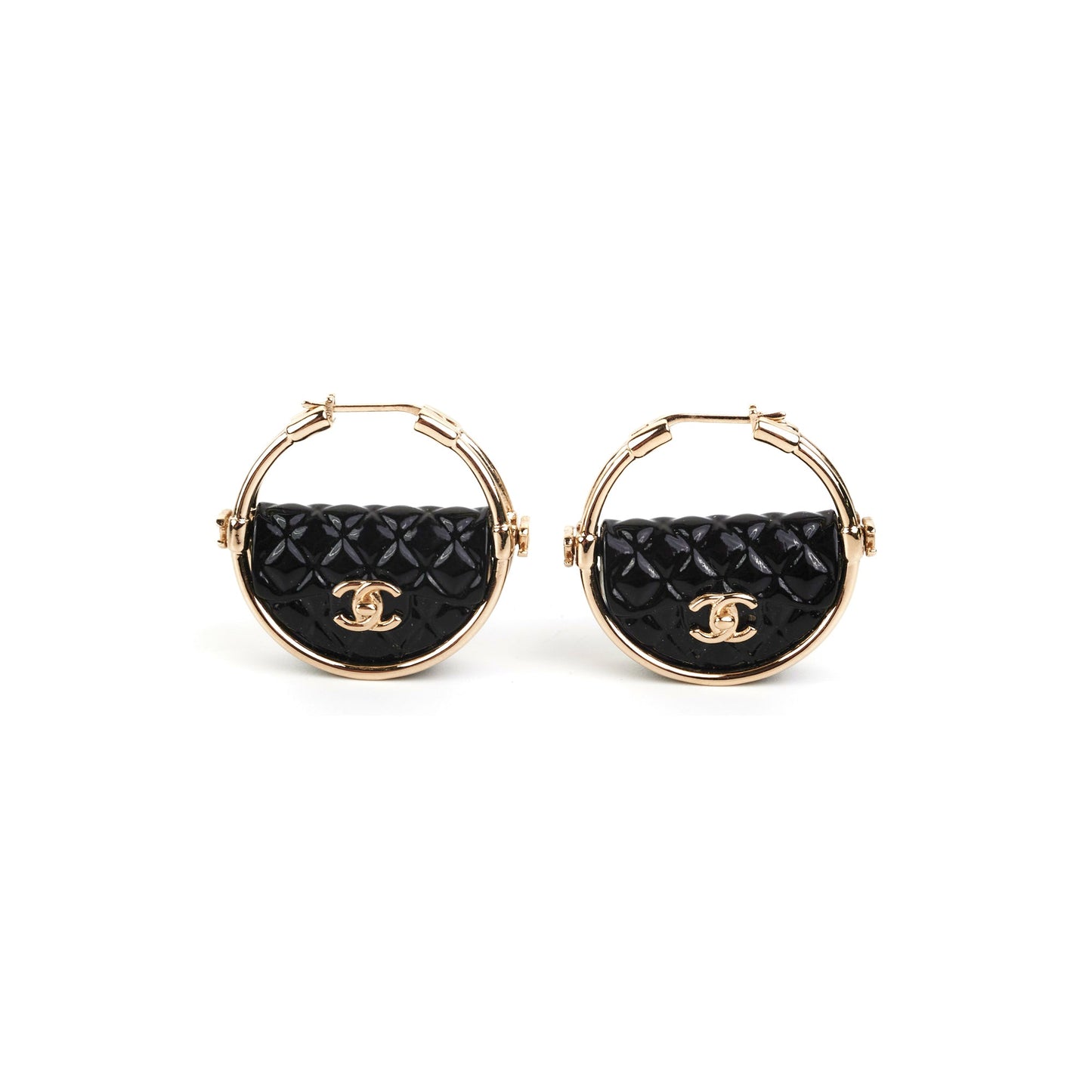 Chanel Hoop Bag Earrings