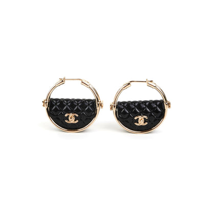Chanel Hoop Bag Earrings