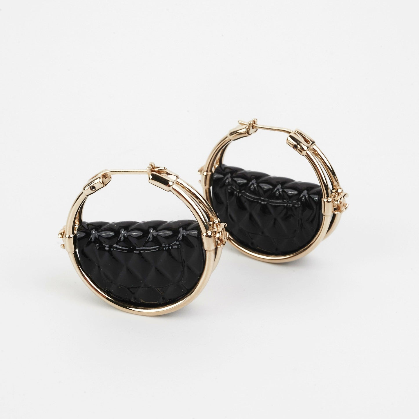 Chanel Hoop Bag Earrings