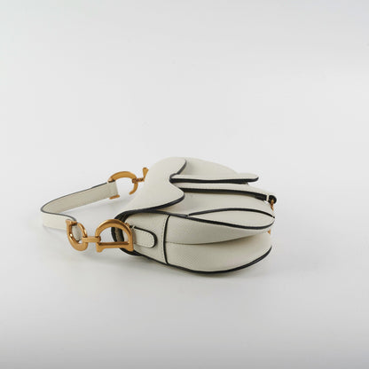 Christian Dior Mini Saddle Latte Bag
