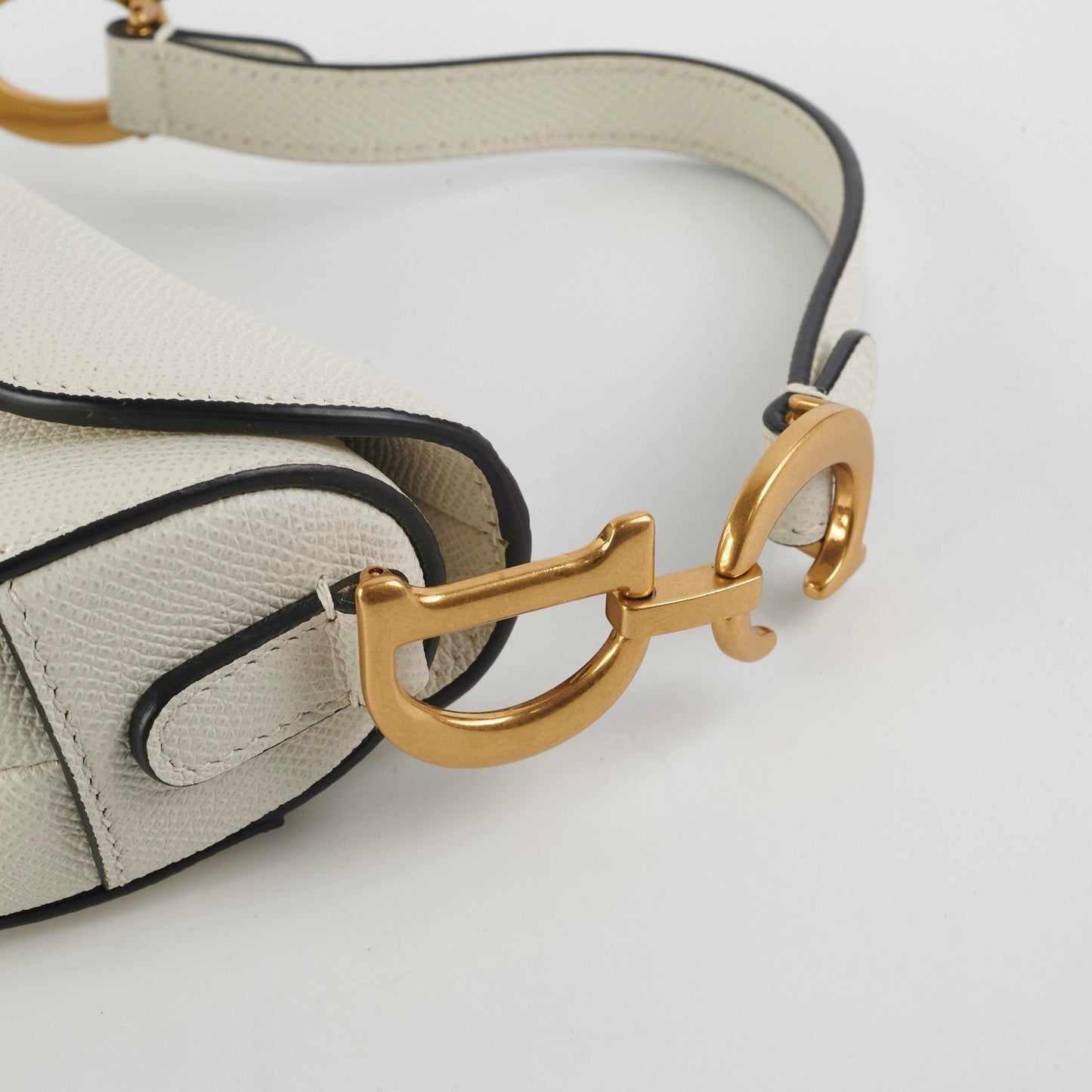 Christian Dior Mini Saddle Latte Bag