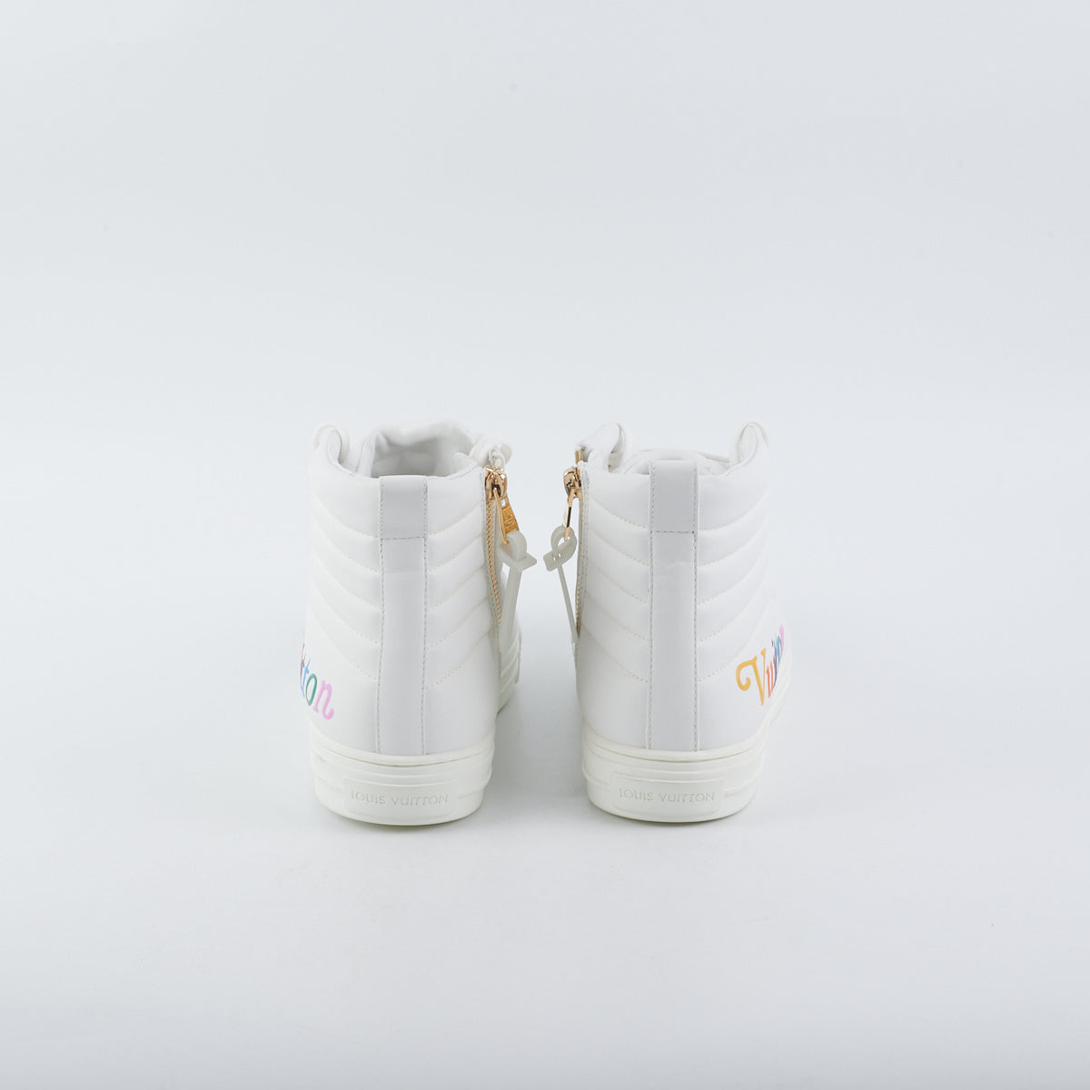Louis Vuitton High Top White Sneaker Size 37