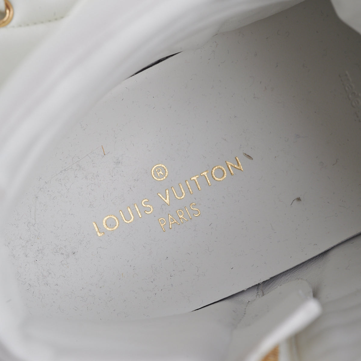 Louis Vuitton High Top White Sneaker Size 37