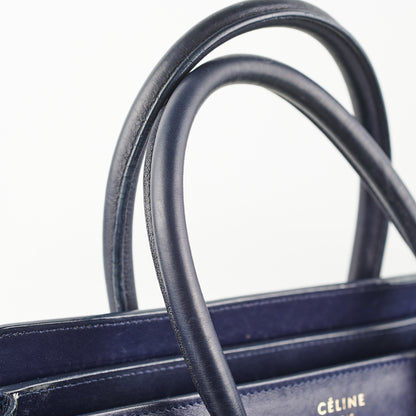 Celine Micro Luggage Bag Navy