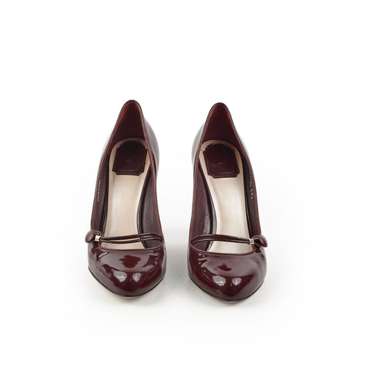 Christian Dior Burgundy Heels Size 39.5
