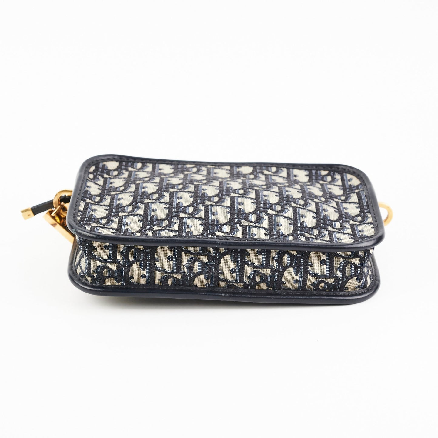 Christian Dior Oblique Navy Pouch