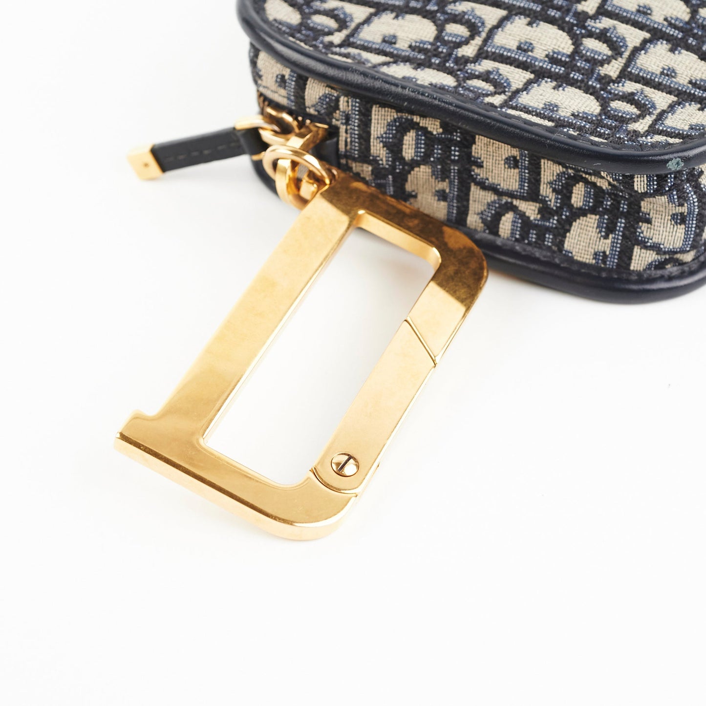 Christian Dior Oblique Navy Pouch