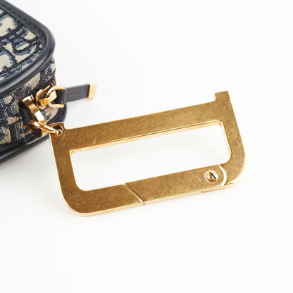 Christian Dior Oblique Navy Pouch
