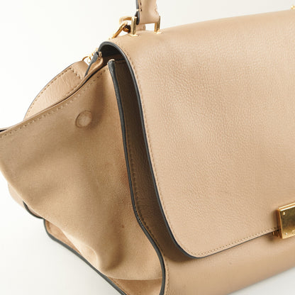 Celine Small Trapeze Beige