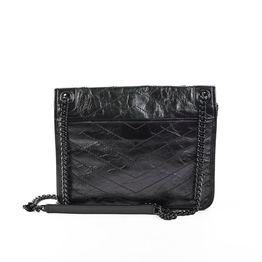 Saint Laurent Niki Medium Black Vintage Leather