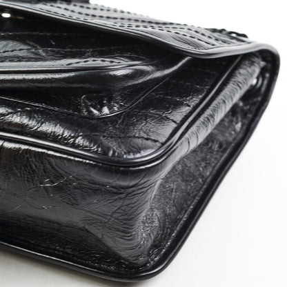 Saint Laurent Niki Medium Black Vintage Leather