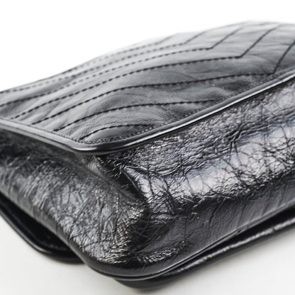 Saint Laurent Niki Medium Black Vintage Leather