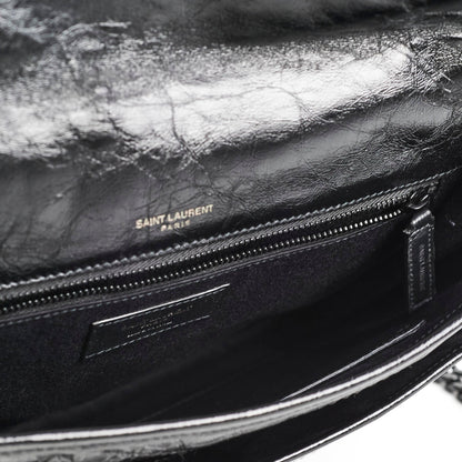 Saint Laurent Niki Medium Black Vintage Leather