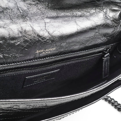 Saint Laurent Niki Medium Black Vintage Leather