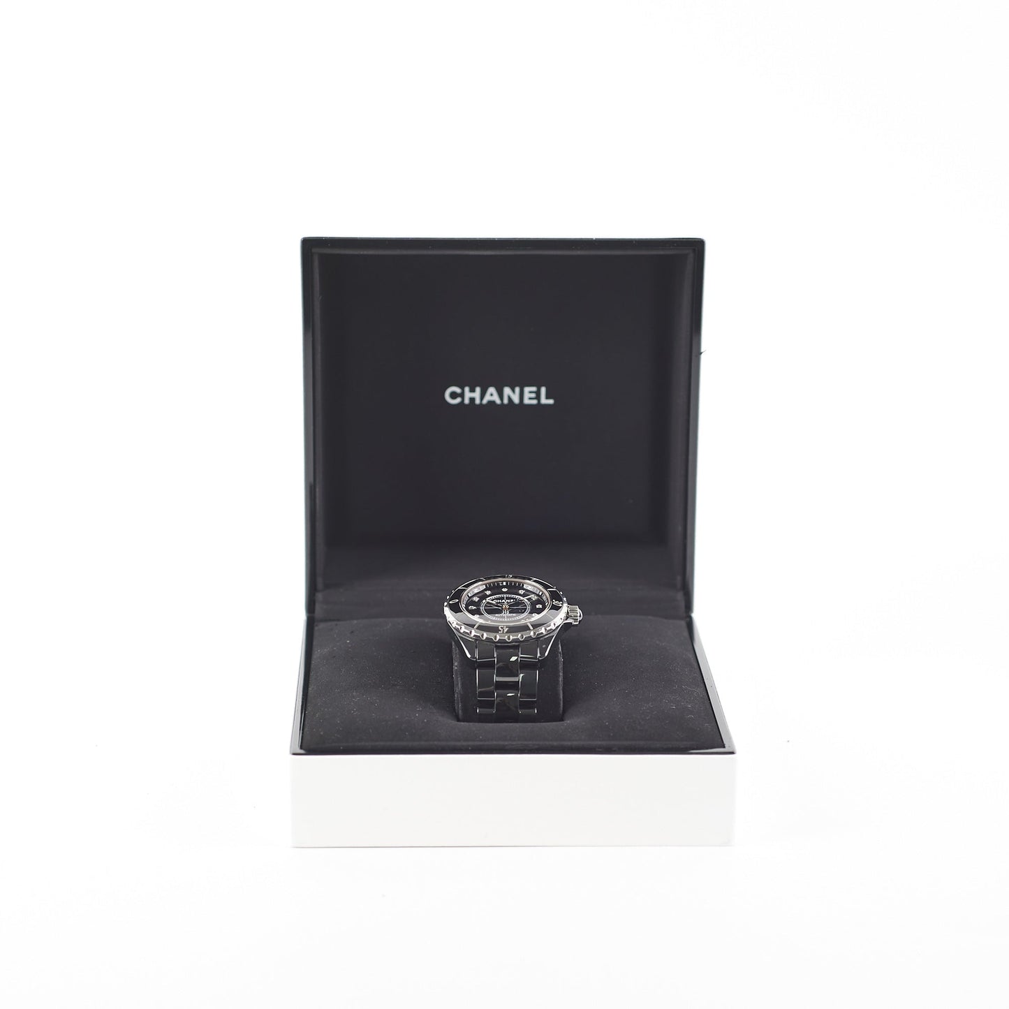 Chanel J12 Watch Calibre with Diamonds 38MM Black