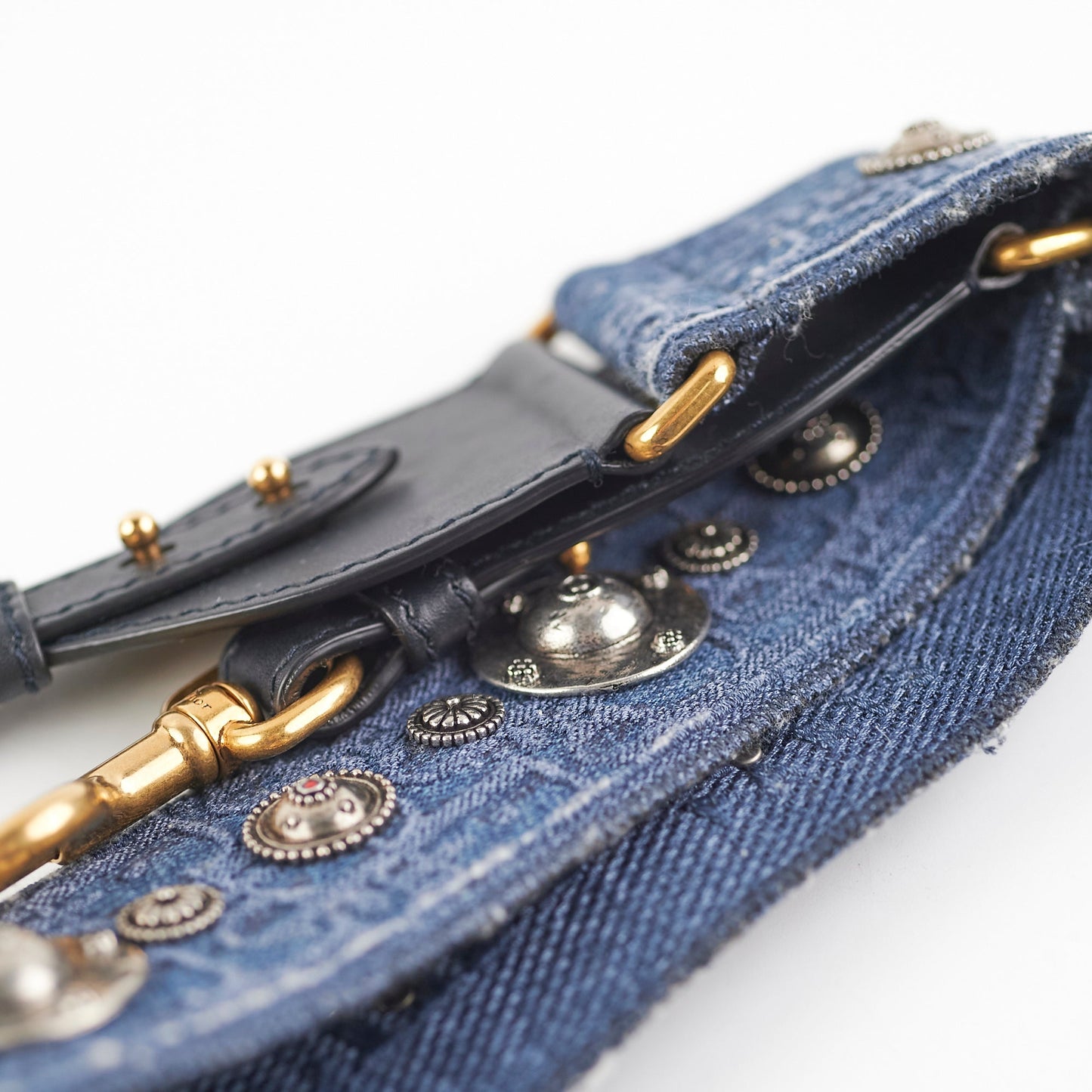 Christian Dior Navy Guitar Strap