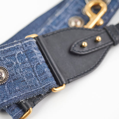 Christian Dior Navy Guitar Strap