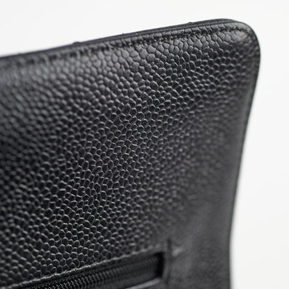 Chanel Caviar Medium/Large Double Classic Flap Black