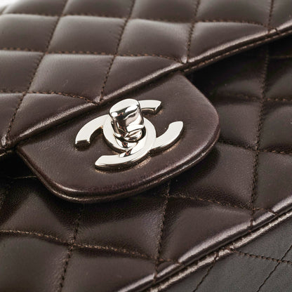 Chanel Medium/Large Classic Double Flap Dark Chocolate