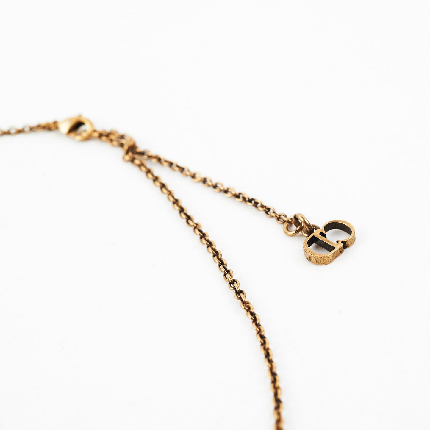 Christian Dior Gold Star Costume Jewellery Necklace