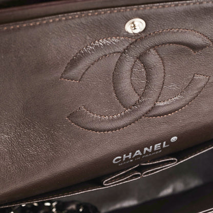 Chanel Medium/Large Classic Double Flap Dark Chocolate