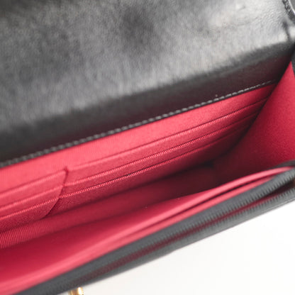 Chanel 19 Wallet On Chain WOC Lambskin Black
