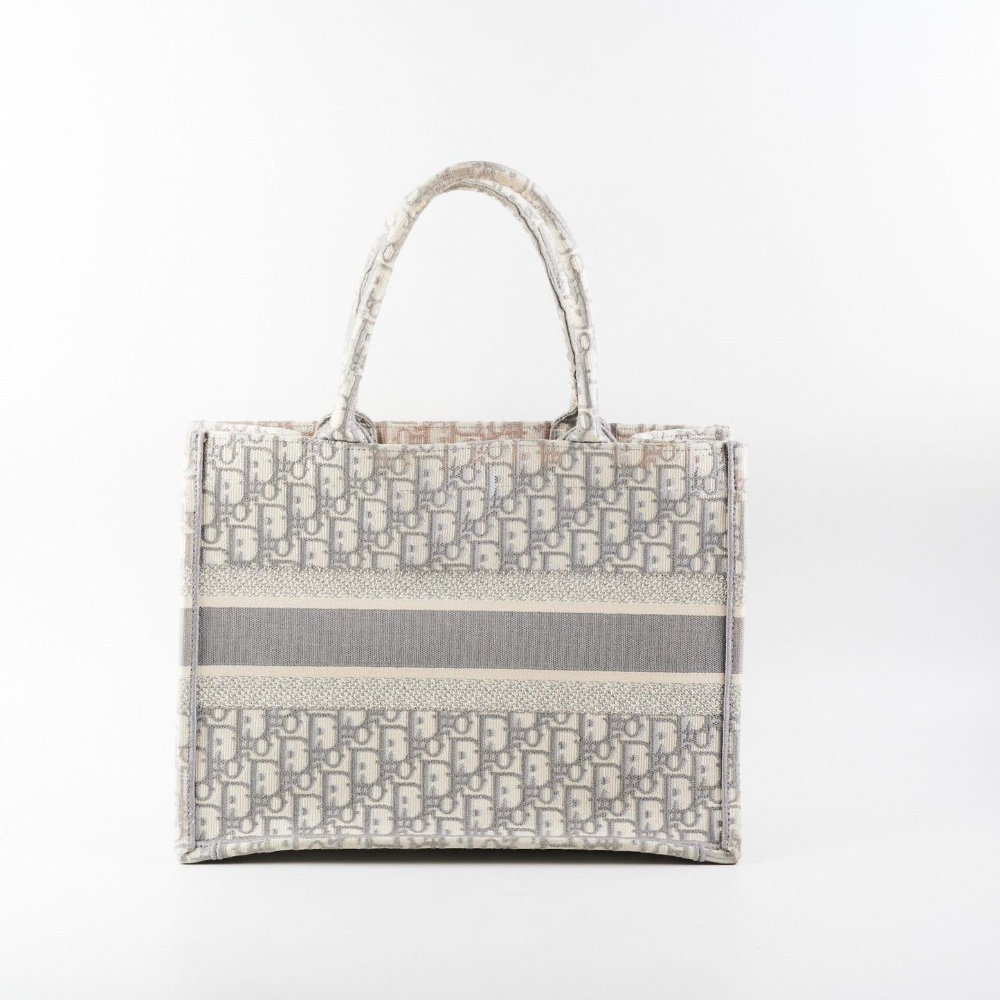 Christian Dior Medium Book Tote Oblique Grey
