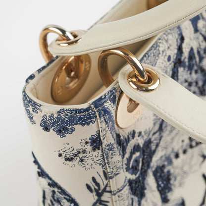 Christian Dior Mini Lady Dior Toile De Joy