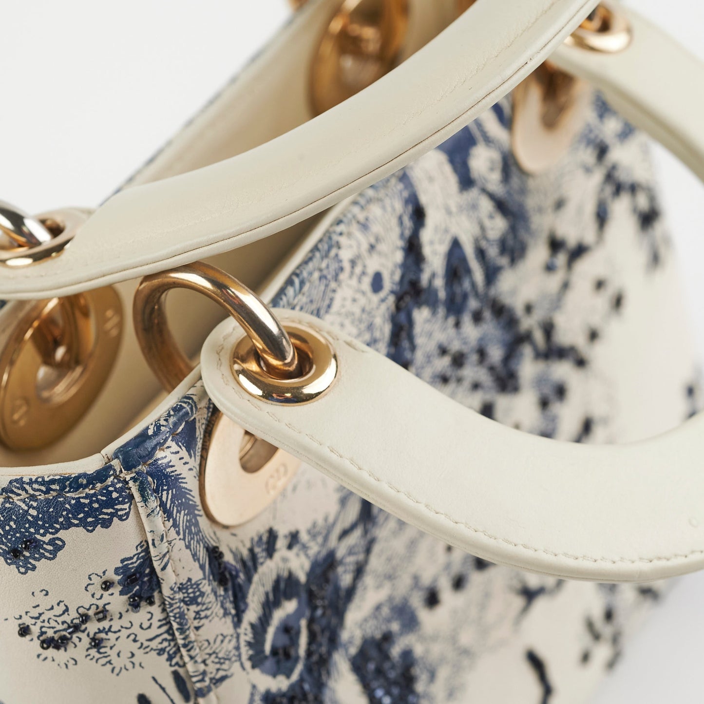 Christian Dior Mini Lady Dior Toile De Joy