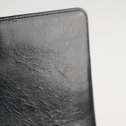 Chanel Old Medium Boy Shiny Calfskin Black - Series 17