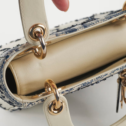 Christian Dior Mini Lady Dior Toile De Joy
