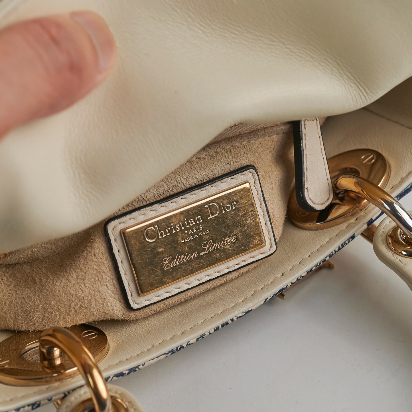 Christian Dior Mini Lady Dior Toile De Joy