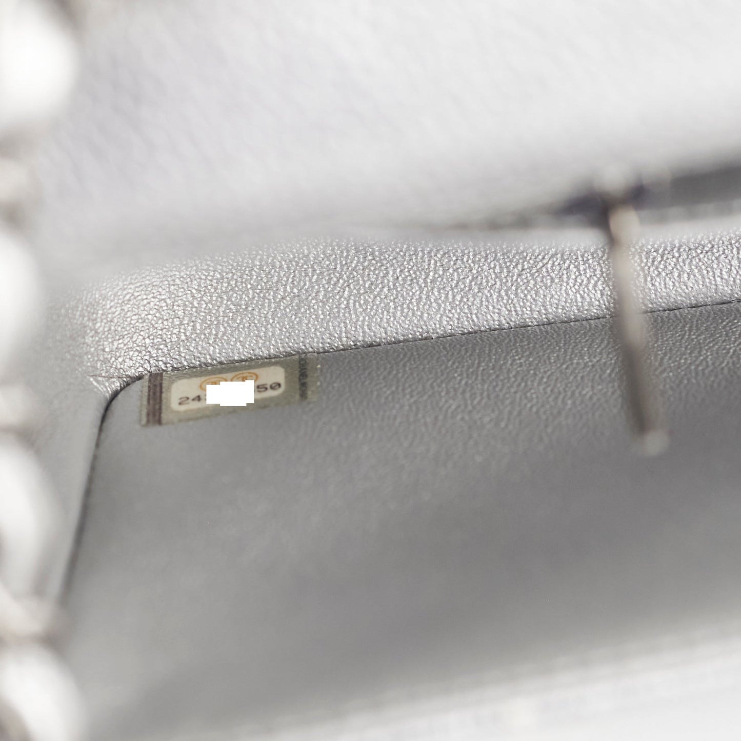 Chanel Mini Rectangular Caviar Silver