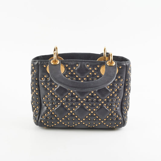 Lady Dior Studded Black Mini