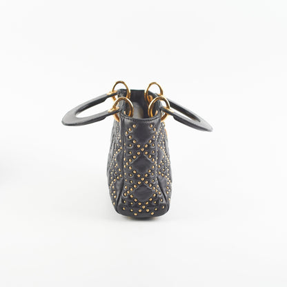 Lady Dior Studded Black Mini