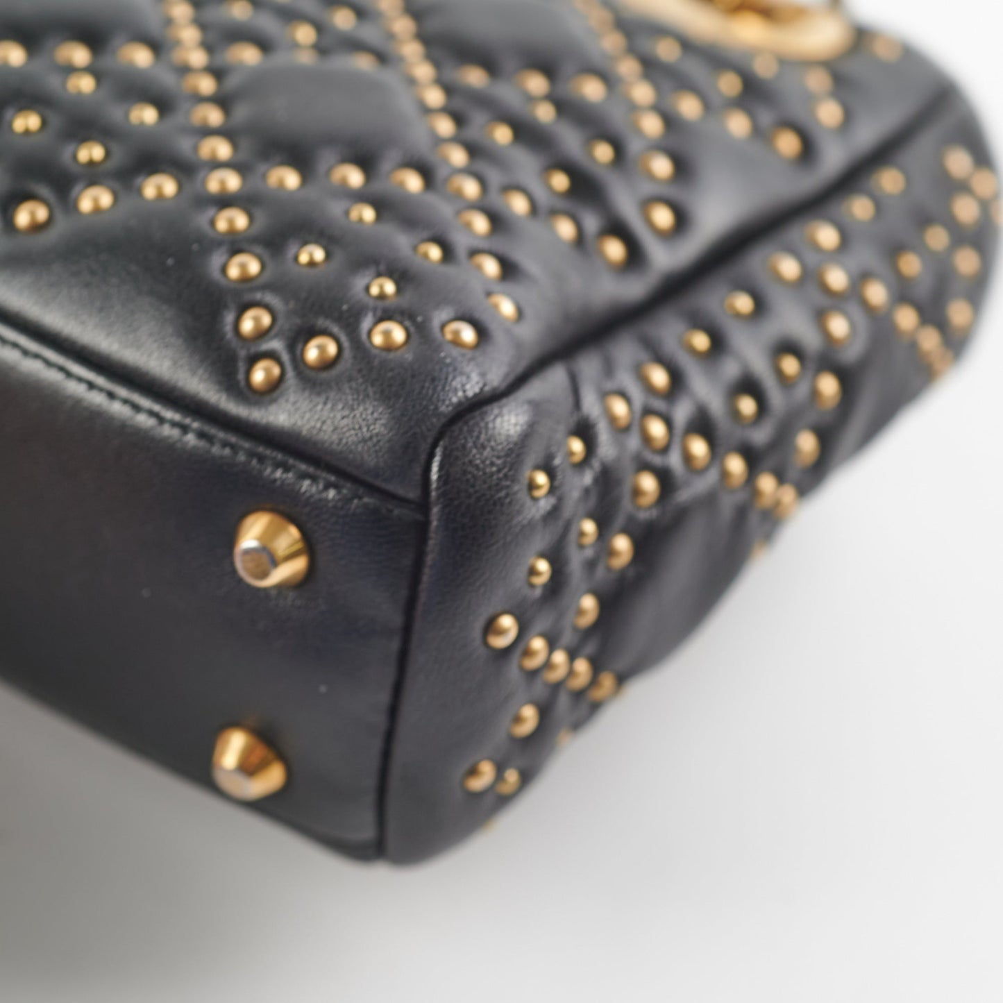 Lady Dior Studded Black Mini