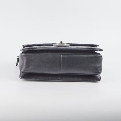 Chanel Large Seasonal Flap Black Lambskin Bag