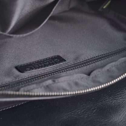 Chanel Large Seasonal Flap Black Lambskin Bag