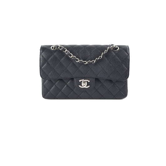 Chanel Small Caviar Classic Double Flap Black - 16 series