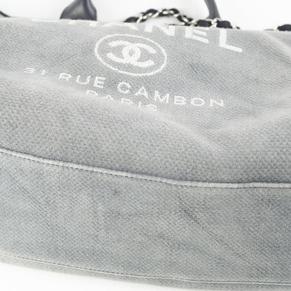 Chanel Medium Deauville Tote Grey