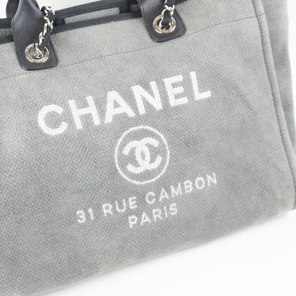 Chanel Medium Deauville Tote Grey