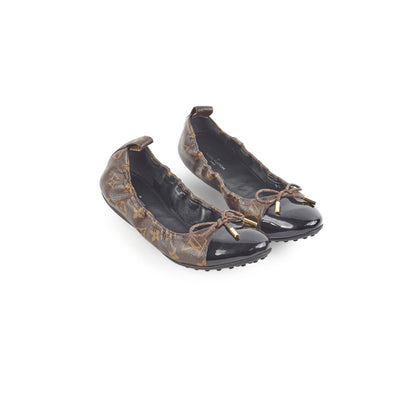 Louis Vuitton Ballerina Flats Monogram Size 38.5